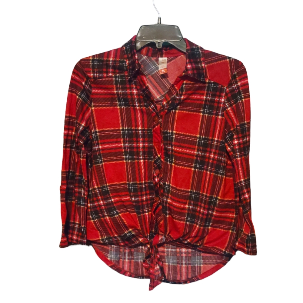 Plaid button up shirt